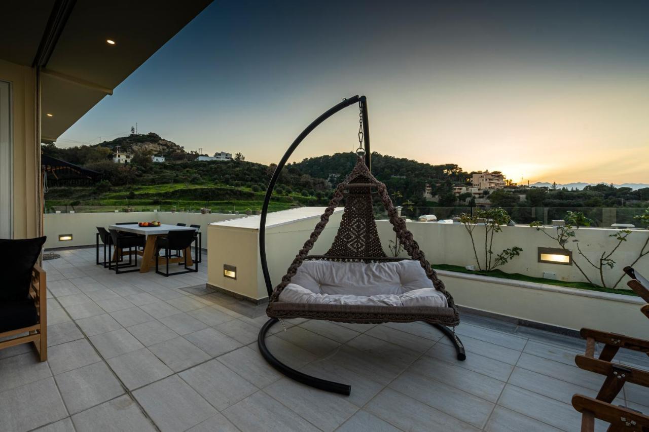 Helen Luxury Holiday House With Sea View Rethymnon Exterior foto