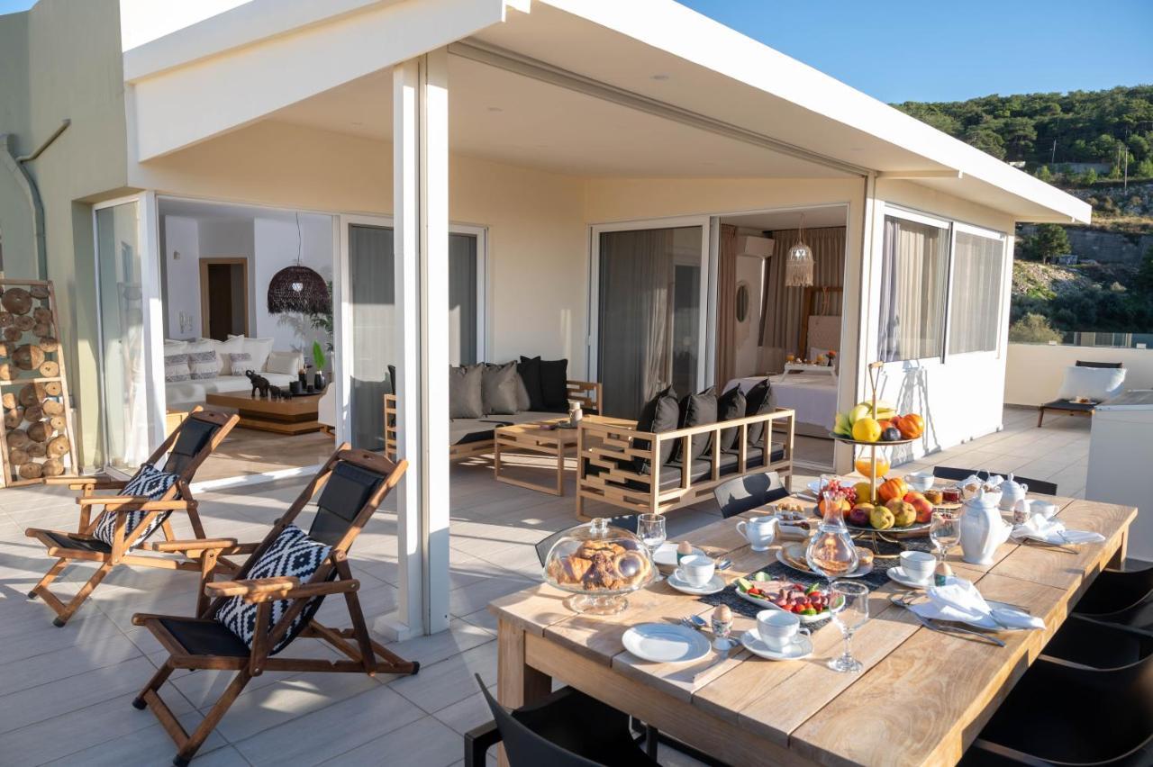 Helen Luxury Holiday House With Sea View Rethymnon Exterior foto