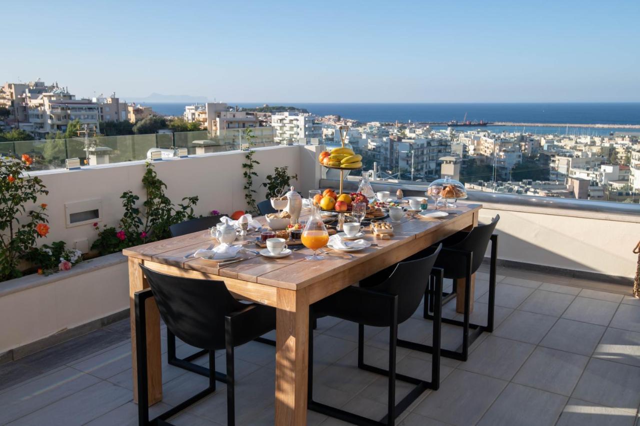 Helen Luxury Holiday House With Sea View Rethymnon Exterior foto