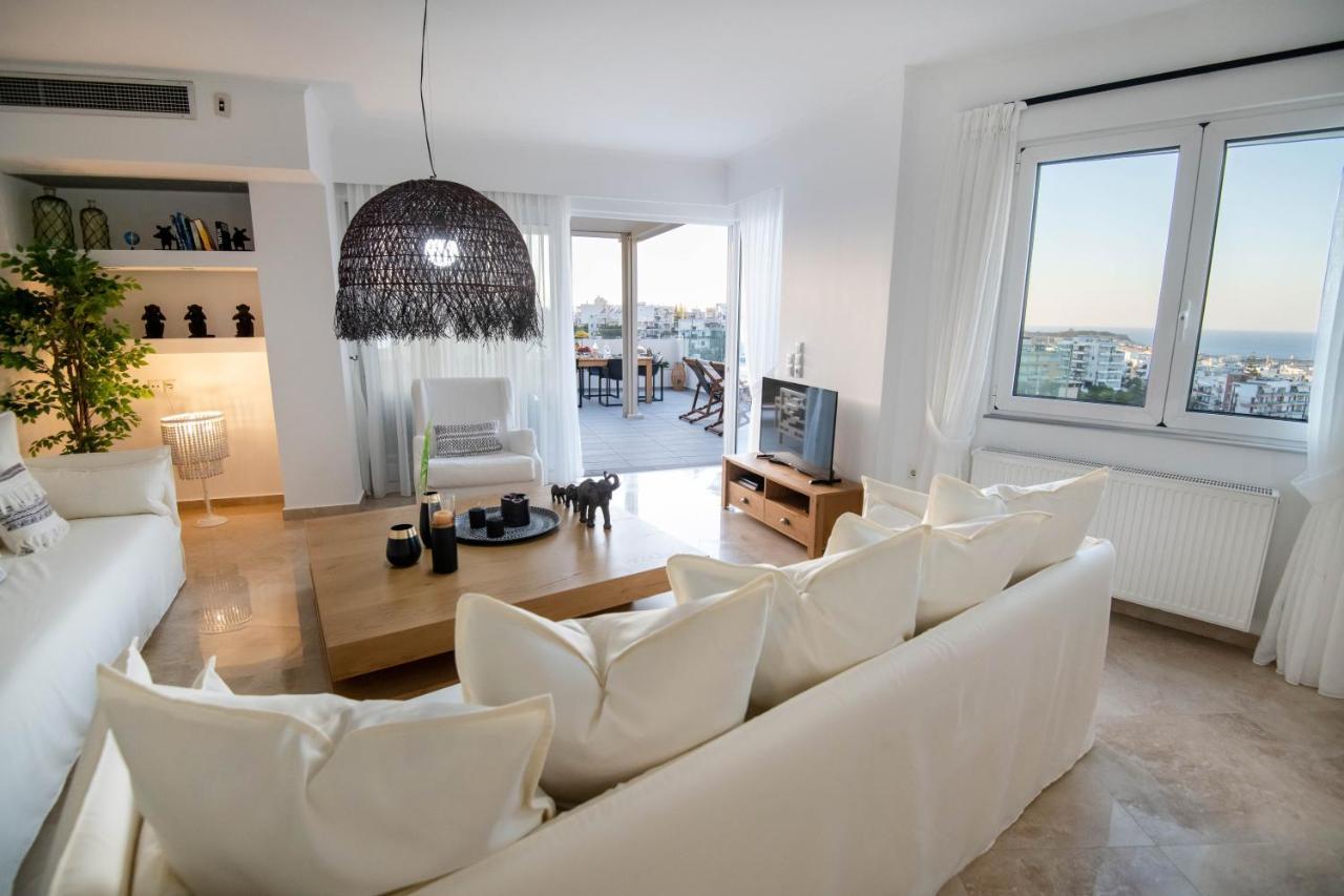 Helen Luxury Holiday House With Sea View Rethymnon Exterior foto