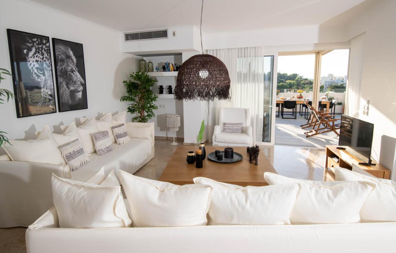 Helen Luxury Holiday House With Sea View Rethymnon Exterior foto